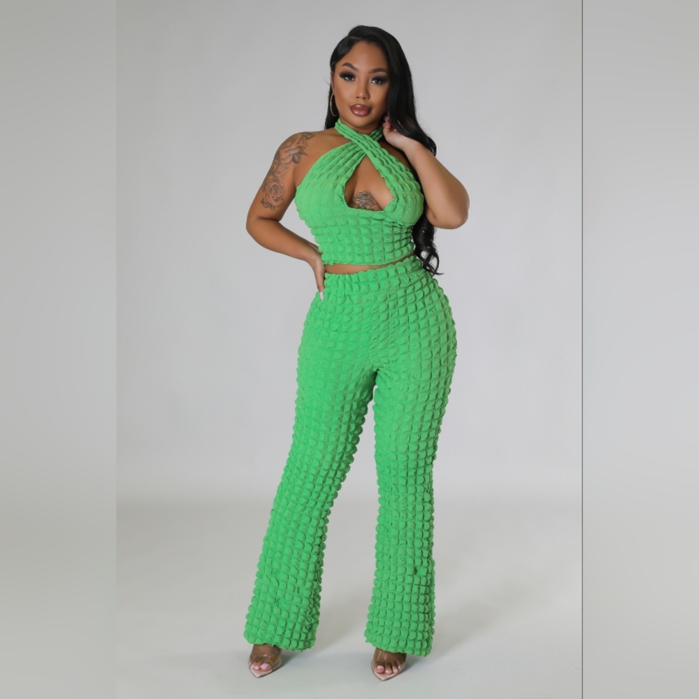 Halter pant set